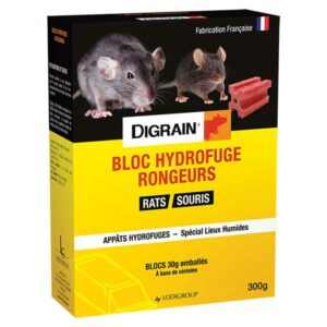 Bloc Appât Rongeurs - Digrain : Lutte Efficace contre les Rats et les Souris